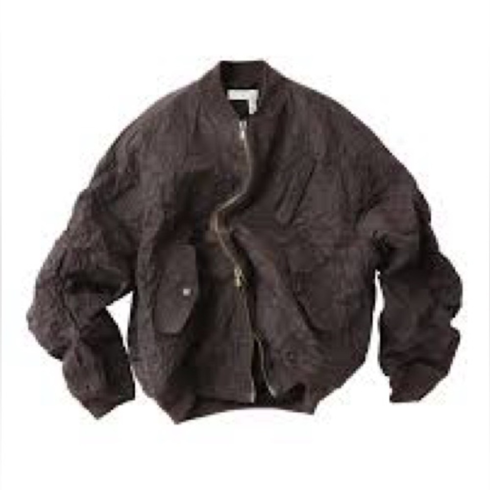 H&M Glenn Martens Foil Flight Jacket Collaboration